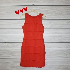 J. Crew | Red/Orange Dress